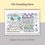 Learning Series, 123 Counting Farm - Colour Me Mats