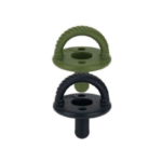 Soother Pacifier 2pcs, Olive & Black - Itzy Ritzy