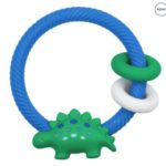 Rattle With Teething Ring, Dino - Itzy Ritzy