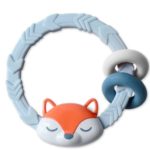 Rattle With Teething Ring, Fox - Itzy Ritzy