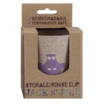 Rinse Storage Cup, Hippo - Jack n' Jill