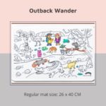 Animal Habitats, Outback Wander - Colour Me Mats