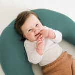 Feeding & Support Pillow, Moss - Snuggle Me Organic - Image 3