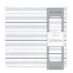 Swaddle Blanket Single In Gift Box, 3 Color Stripe Shimmer - Swaddle Design