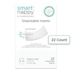 Disposable Inserts for Hybrid Cloth Diaper Cover One Box, Size 3 to 4 - Smart Nappy