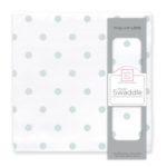 Swaddle Blanket Single In Gift Box, French Dot - Swaddle Design