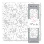 Swaddle Blanket Single In Gift Box, Sterling Starshine - Swaddle Design
