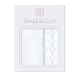 Swaddle Duo Classic Duo, Pastel Blue - Swaddle Design