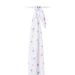 Muslin Swaddle Blanket, Modern LLama - Lulujo - Image 3