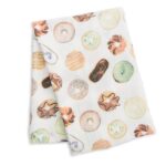 Muslin Swaddle Blanket, Donut - Lulujo - Image 4
