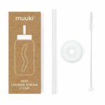 Muuki Mini Bottle Lounge Straw + Cap for 500ml Bottle - Muuki