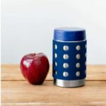 Thermal Dots Food Jar 16oz, Navy - LunchBots - Image 4