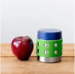 Thermal Dots Food Jar 8oz, Green - LunchBots - Image 4