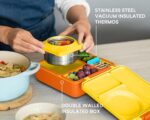 OmieBox V2 Bento Box with Insulated Thermos 250ml, Sunshine - OmieLife - Image 4