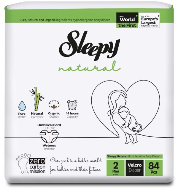 Sleepy Natural Diaper  - Sleepy - Image 4