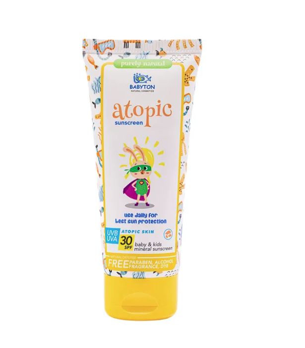 Baby & Kids Mineral Atopic Sunscreen SPF 30, 100ml – Babyton