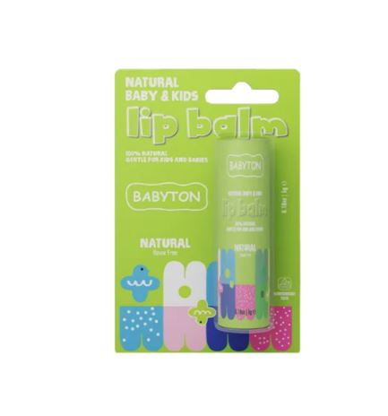 Natural Lip Balm, Flavor Free 5g - Babyton